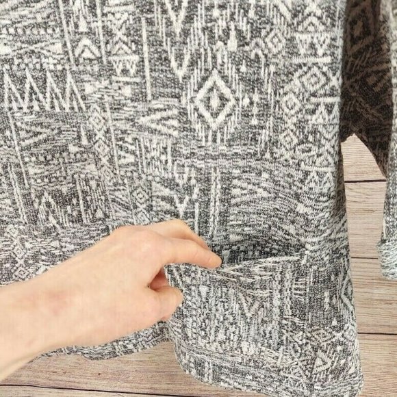 Forever 21 Women Short Sleeve Loose Shirt Tunic Blouse Top with Pockets Gray - Picture 6 of 9